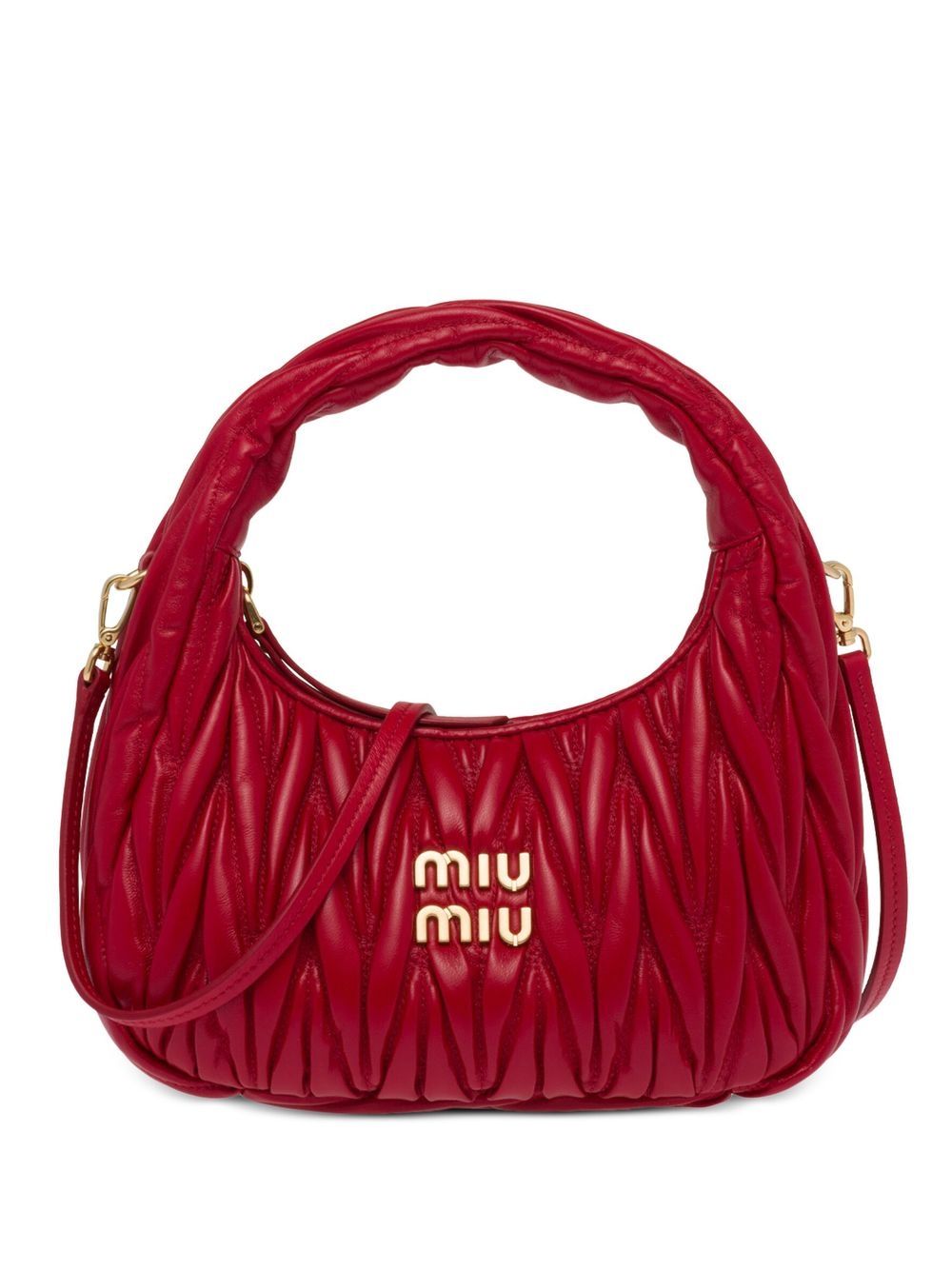 WANDER SMALL LEATHER HOBO BAG