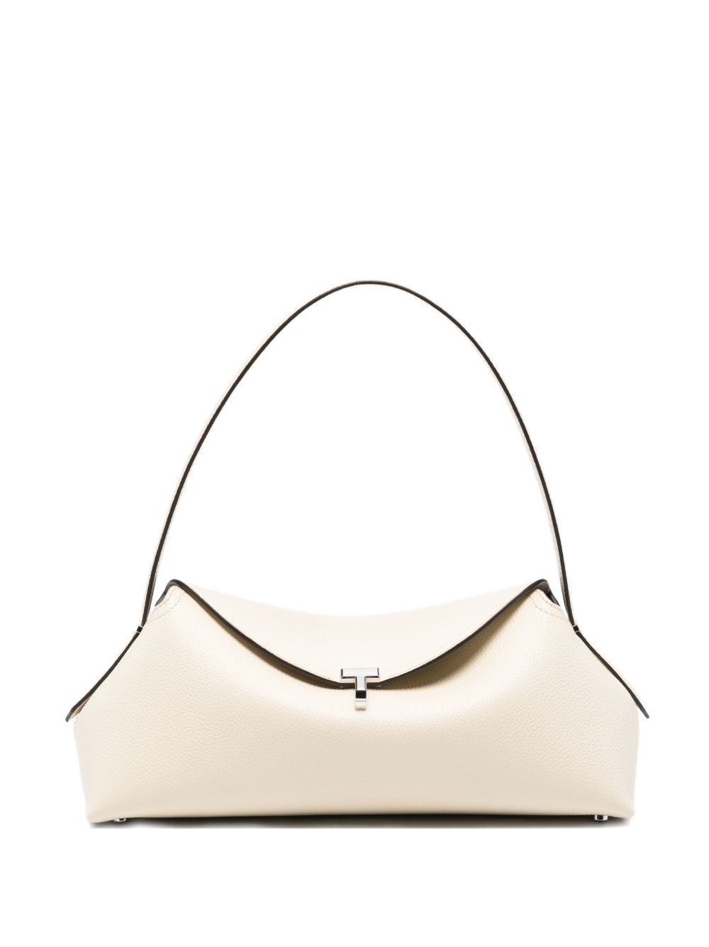 T-LOCK LEATHER SHOULDER BAG