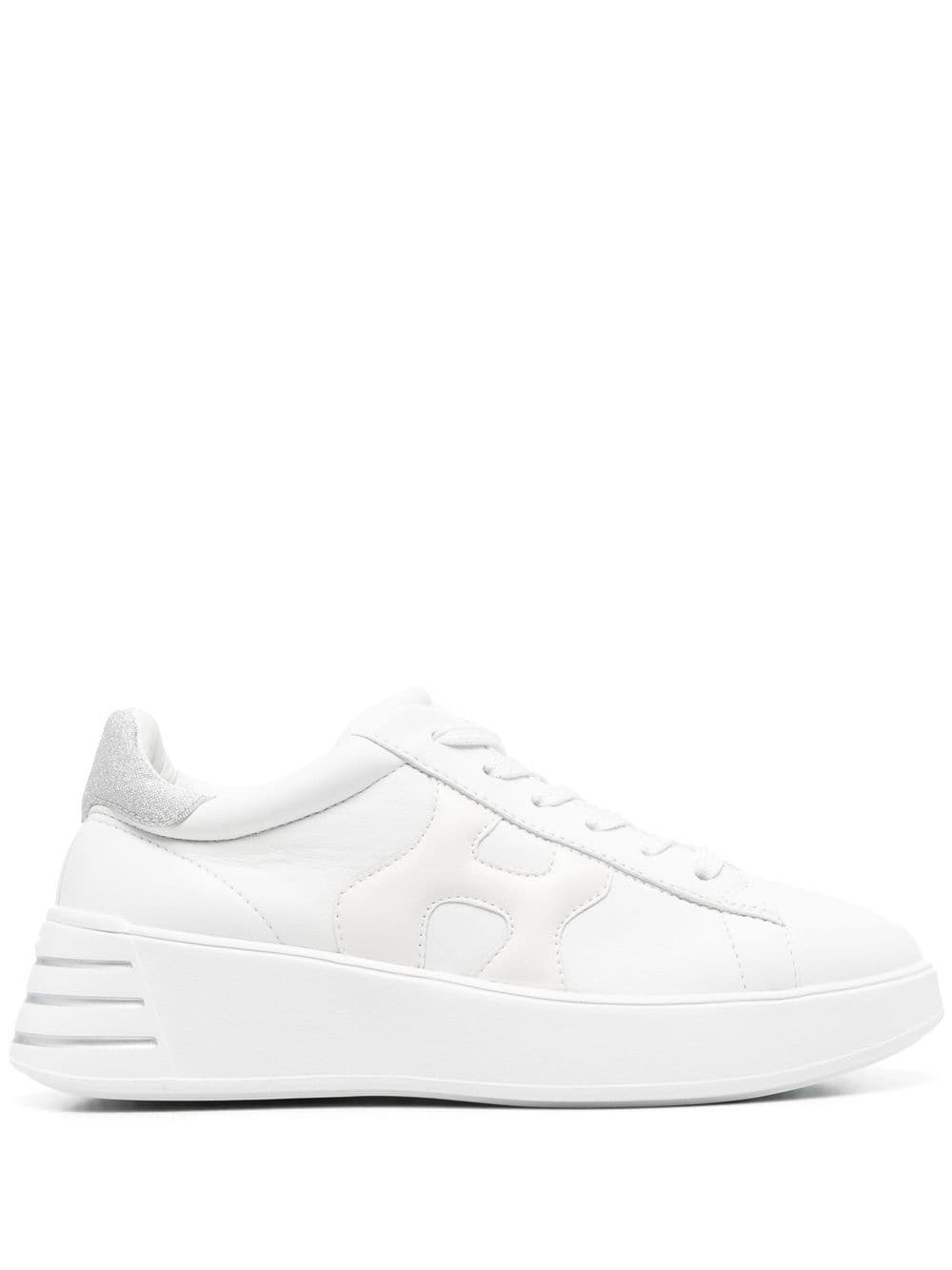 HOGAN REBEL LEATHER SNEAKERS