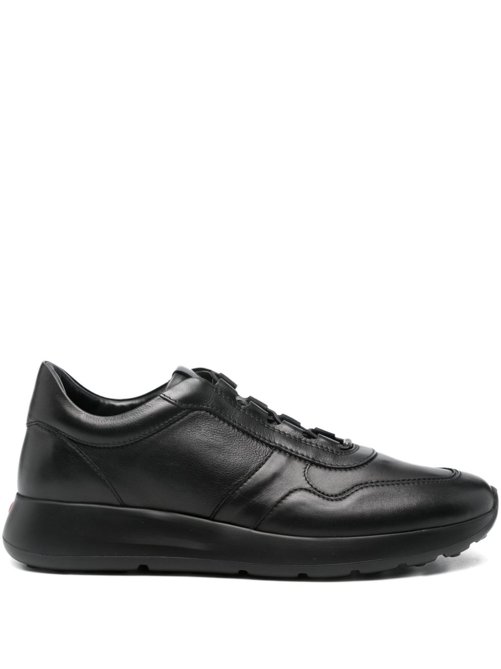 TOD'S · RED DOT LEATHER SNEAKERS
