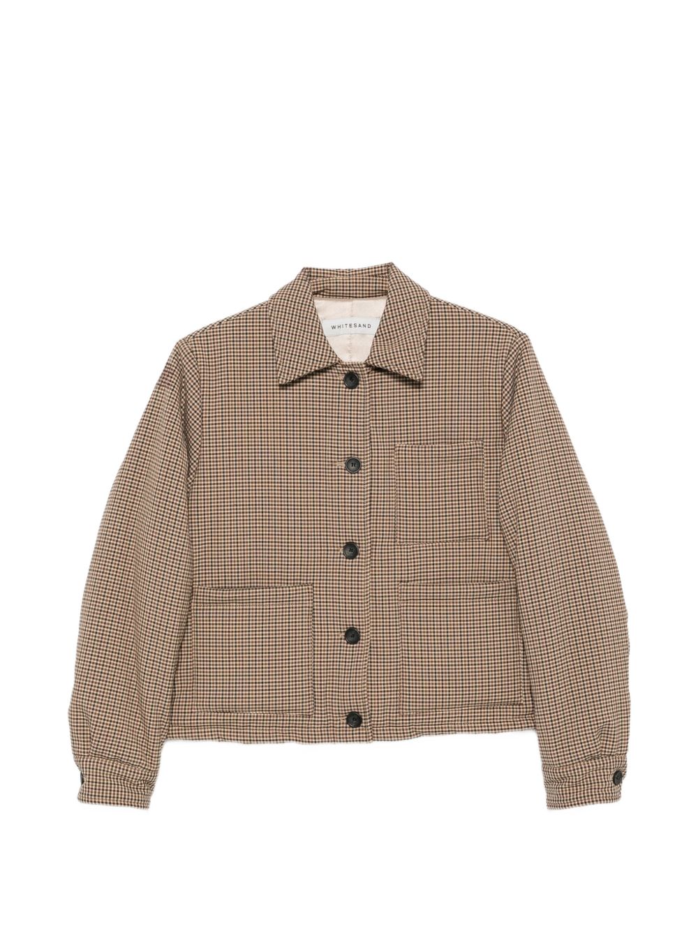 WHITE SAND · CHECKED JACKET