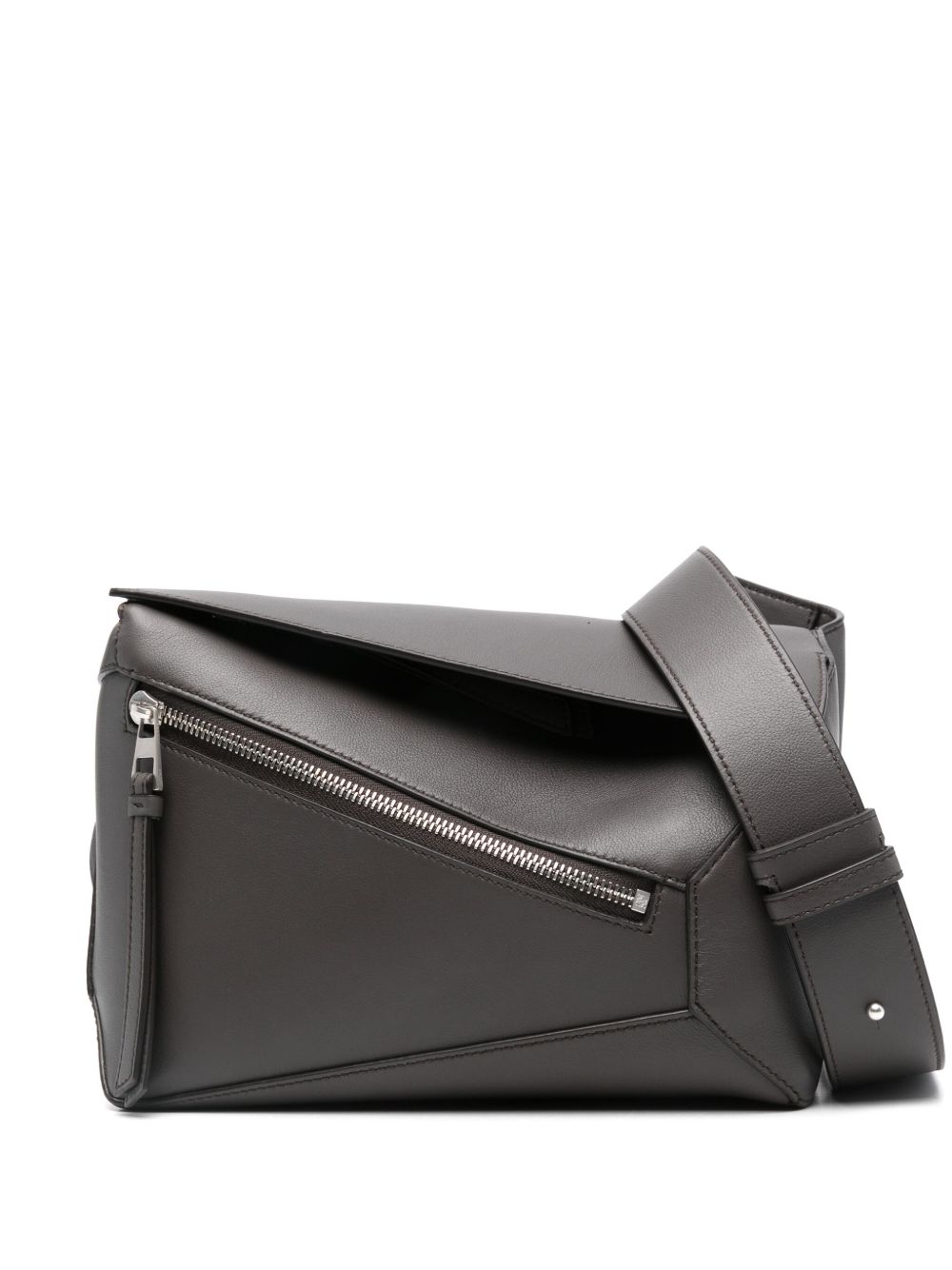 PUZZLE EDGE SMALL LEATHER BUMBAG