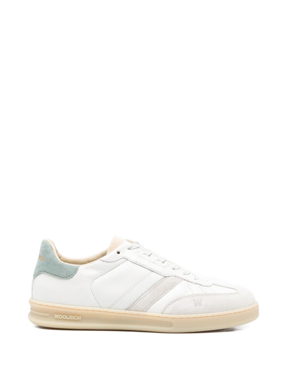 DOUBLE U LEATHER SNEAKERS