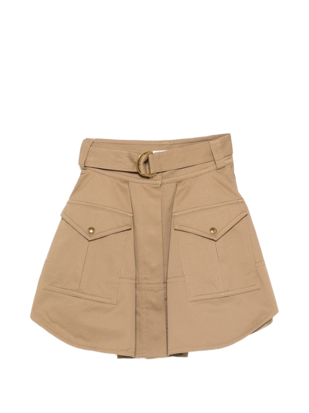 ZIMMERMANN · CLASH COTTON MINI SKIRT