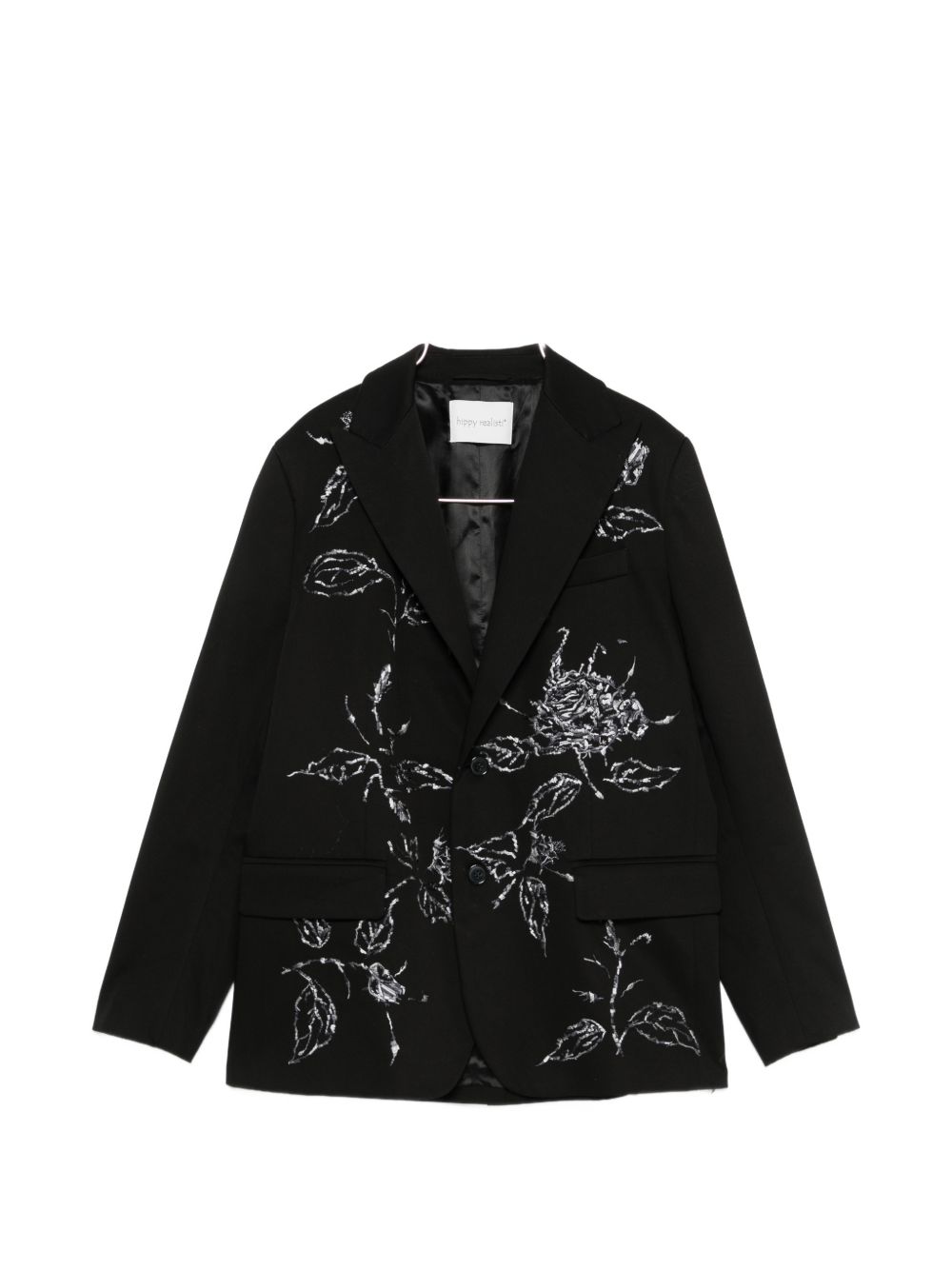 COTTON SINGLE-BREASTED BLAZER JACKET