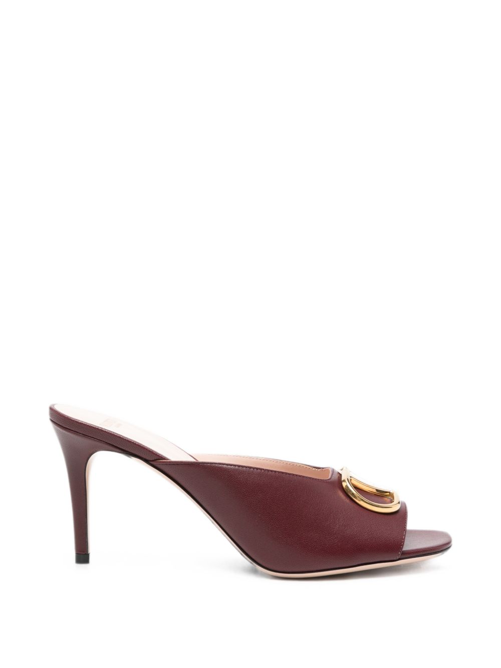 VLOGO SIGNATURE LEATHER MULES