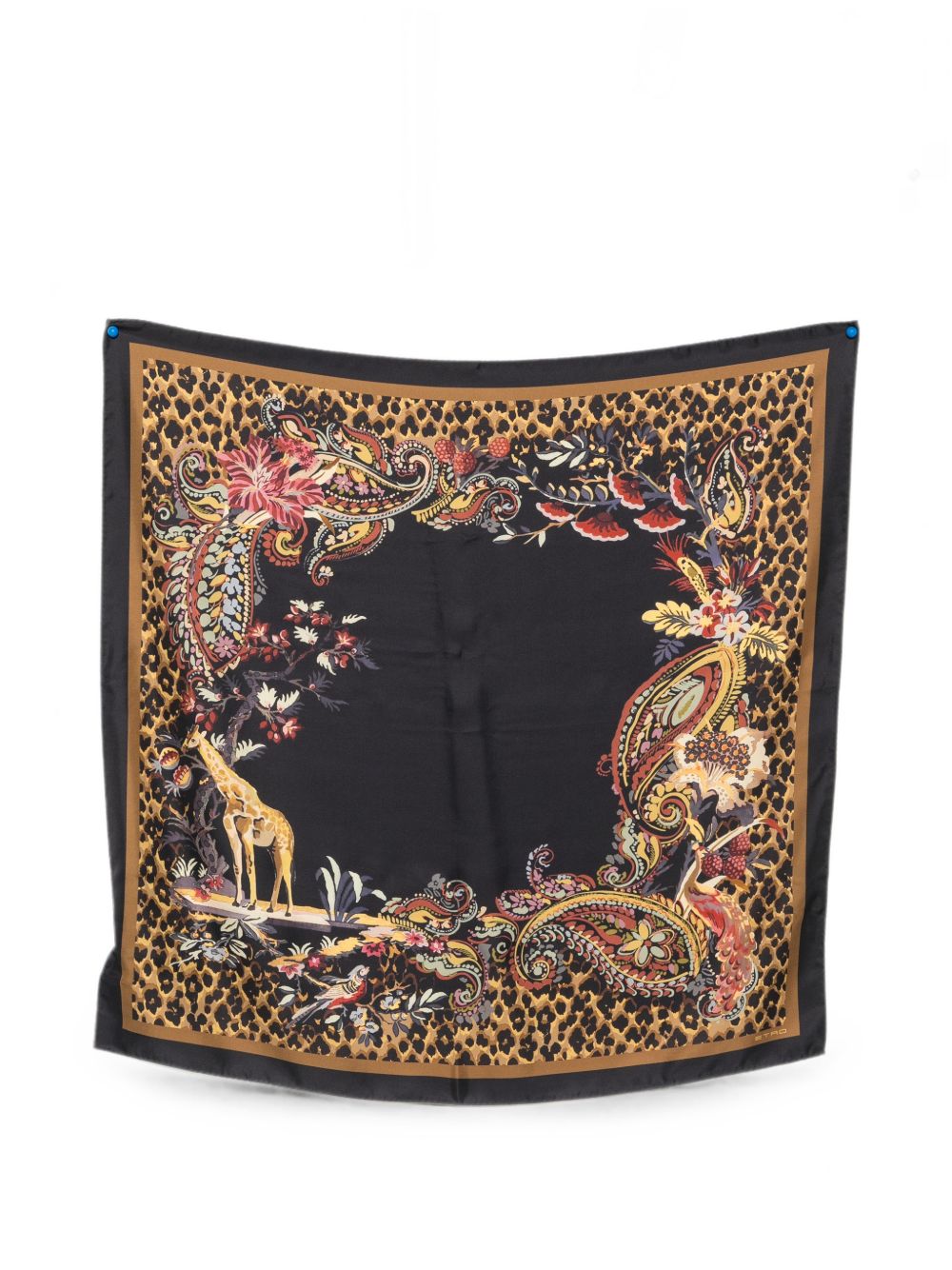 PRINTED SILK FOULARD