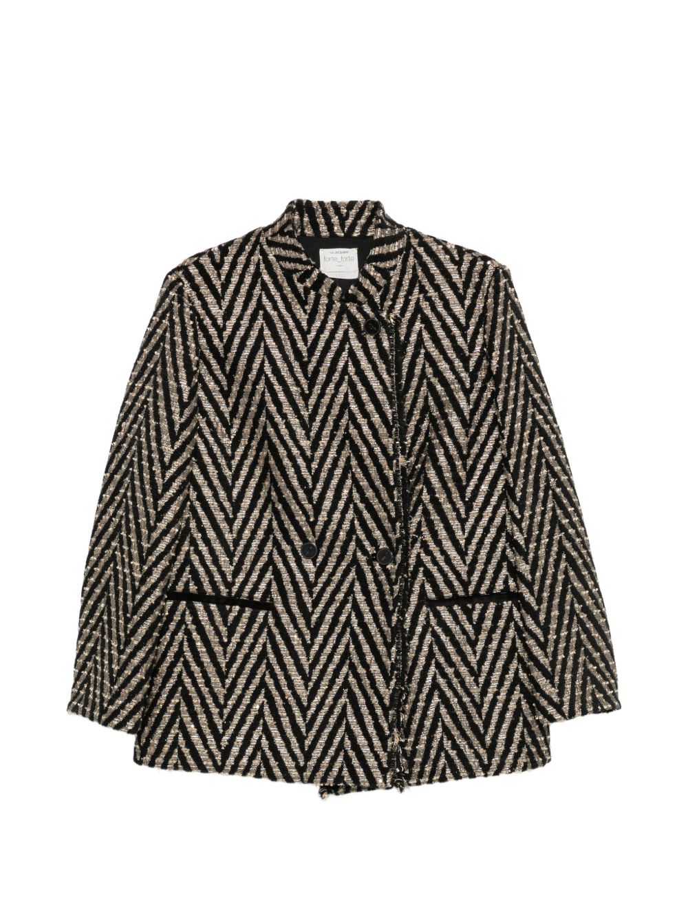 CHEVRON OVERSIZED JACKET