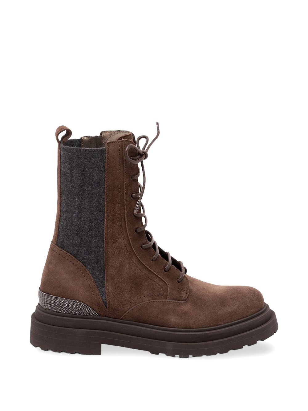 LEATHER BIKER BOOTS