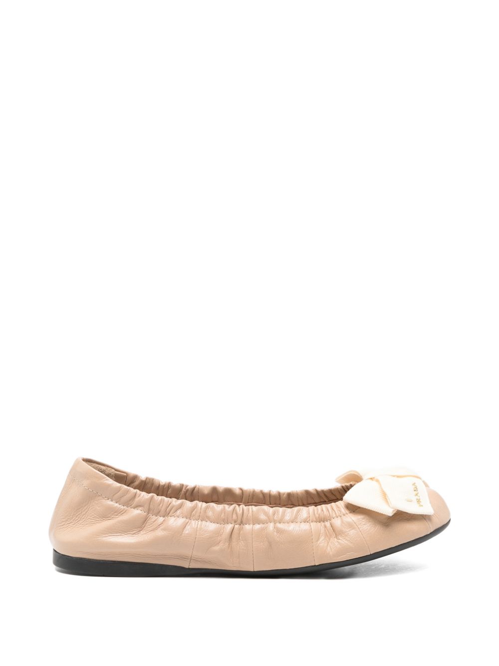 LEATHER BALLET FLATS
