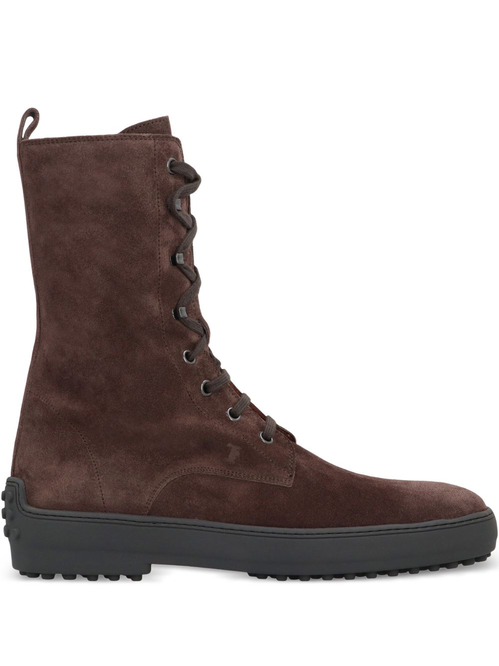 GOMMINO LEATHER LACED BOOTS