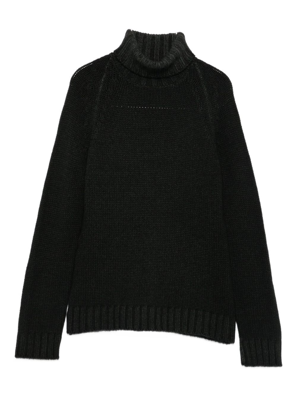 WOOL TURTLE-NECK JUMPER