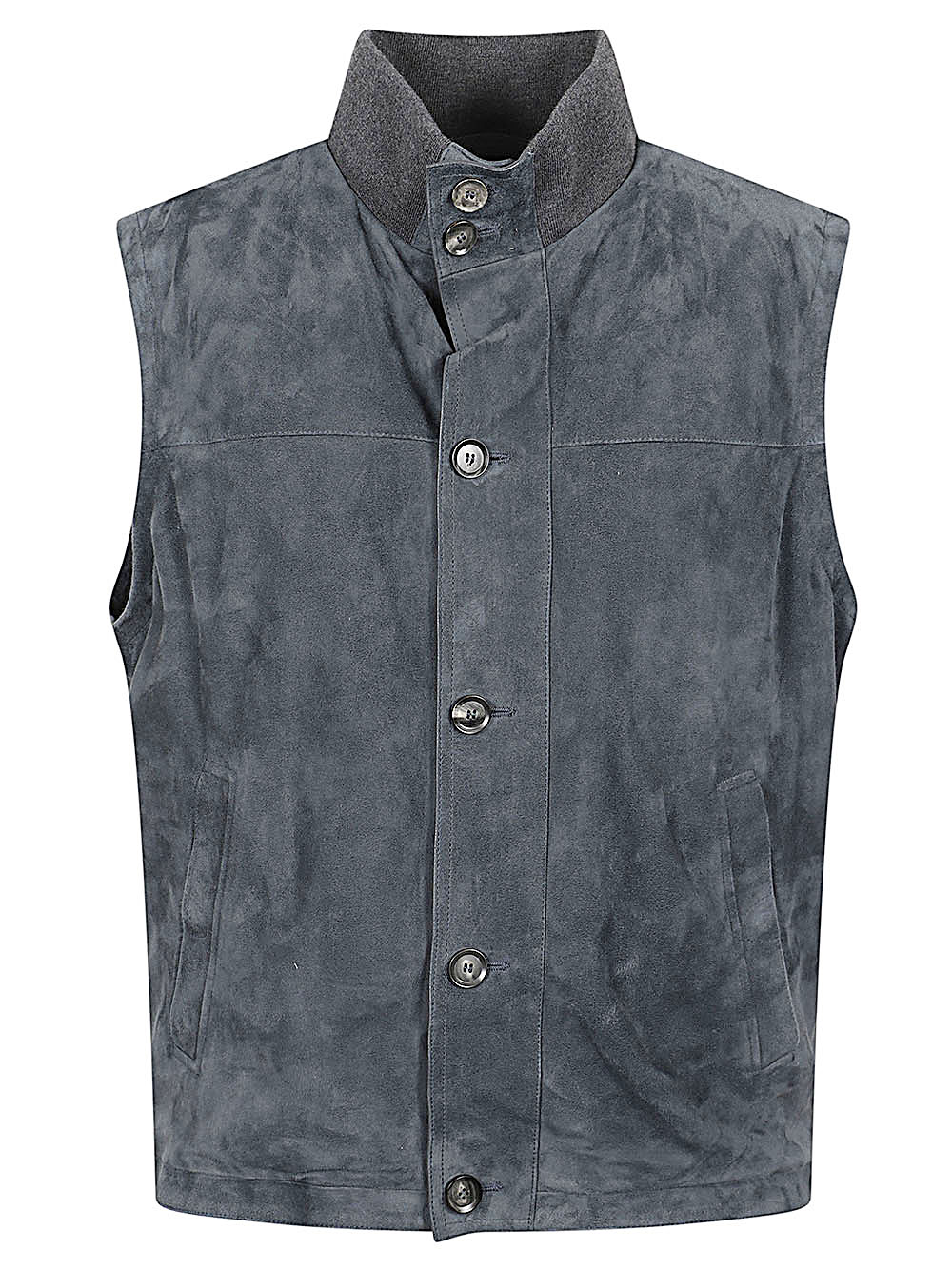 SUEDE LEATHER PADDED VEST