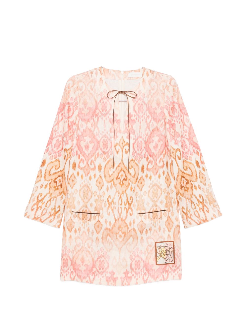 ASTER LINEN MINI DRESS