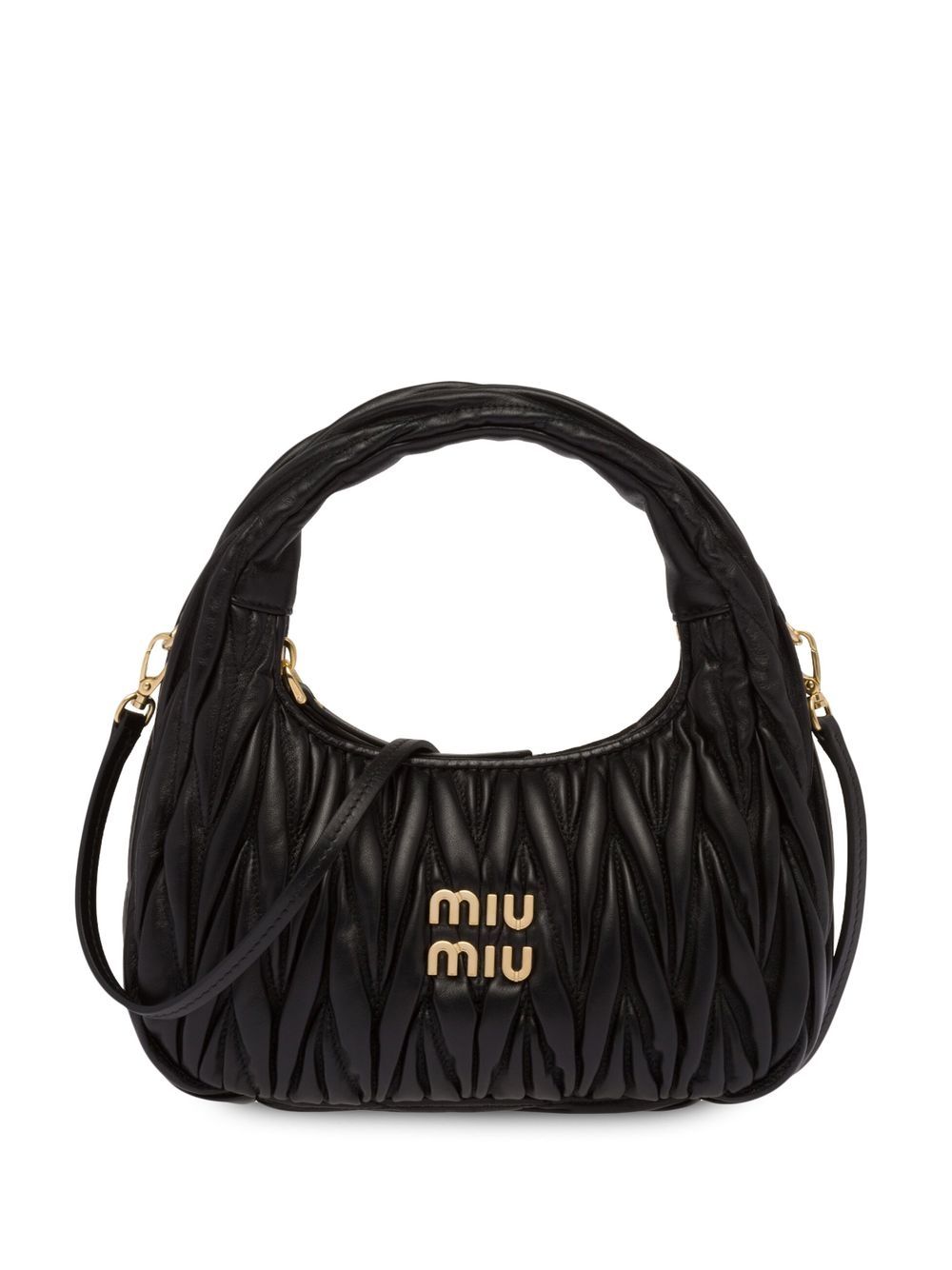 WANDER SMALL LEATHER HOBO BAG