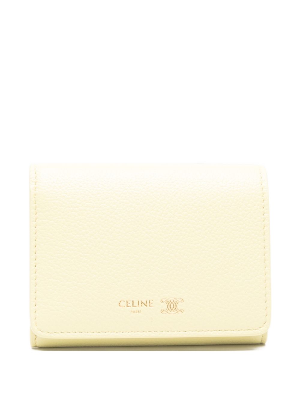 TRIOMPHE STAMP LEATHER WALLET