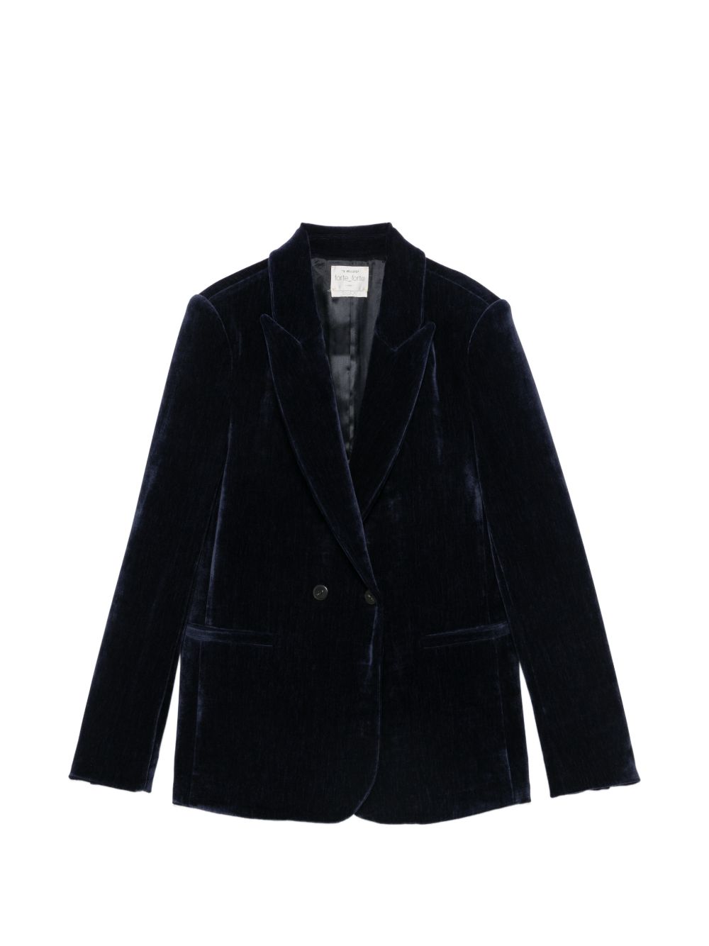 VELVET DOUBLE-BREASTED JACKET