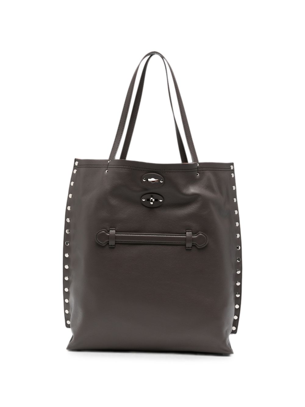 A'SPASSO SAETA MEDIUM LEATHER HANDBAG