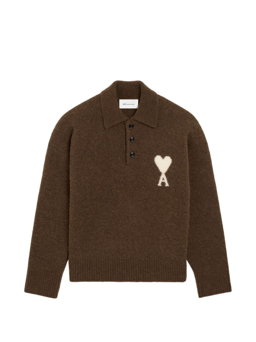 AMI DE COEUR WOOL POLO SWEATER