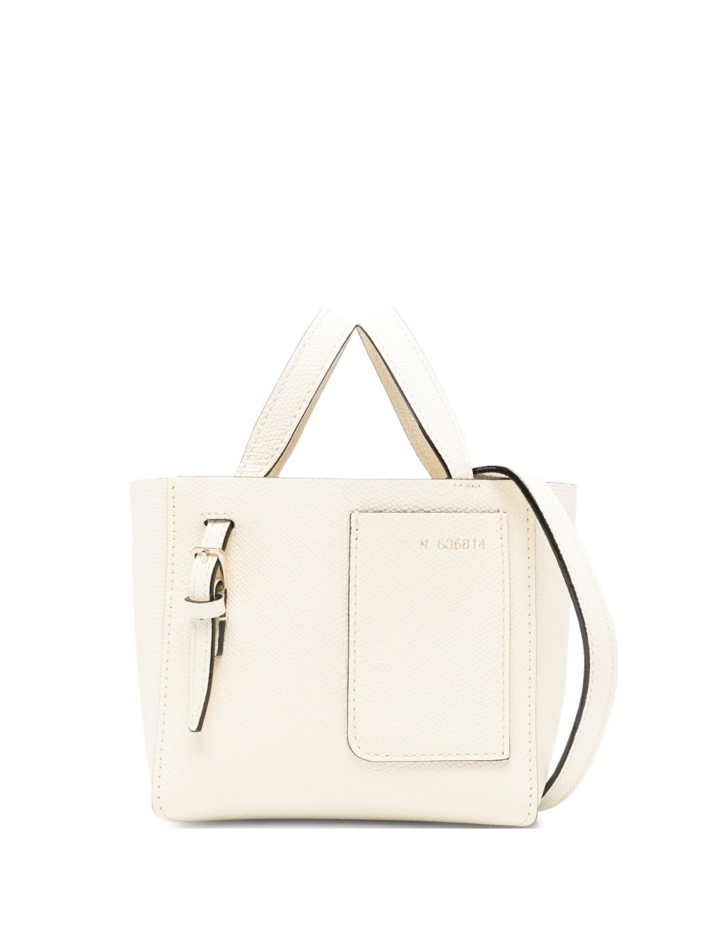 NANO LEATHER BUCKET BAG