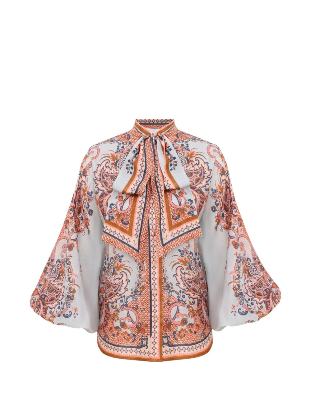 ASTER PRINTED SILK BLOUSE