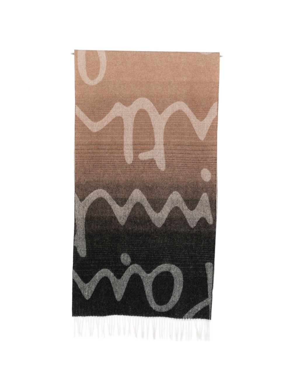 LOGO WOOL SCARF