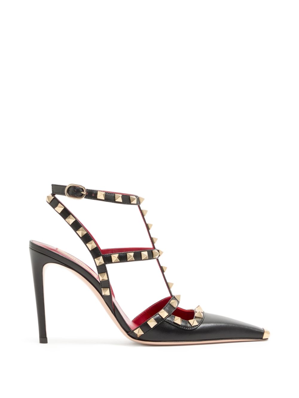 ROCKSTUD LEATHER PUMPS