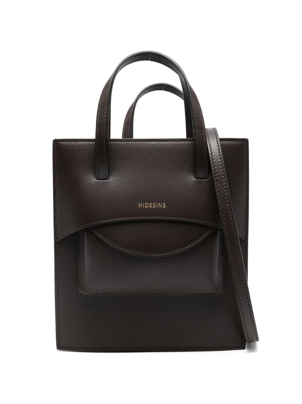 POCKET LEATHER HANDBAG