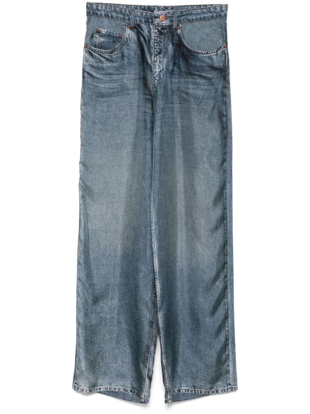 PRINTED SILK TROUSERS