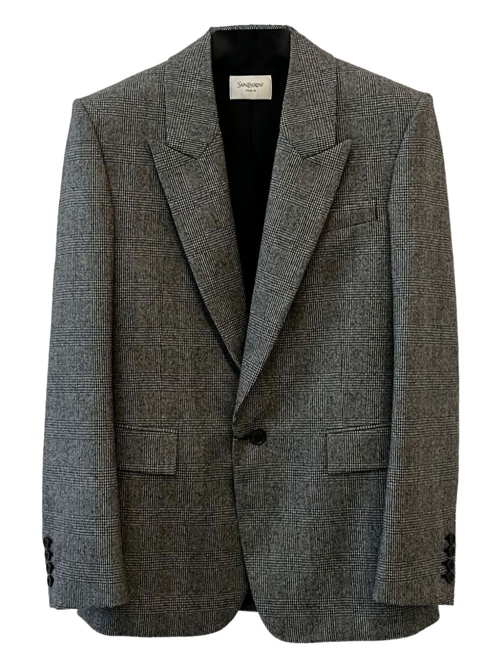 FLANNEL SINGLE-BREASTED JACKET