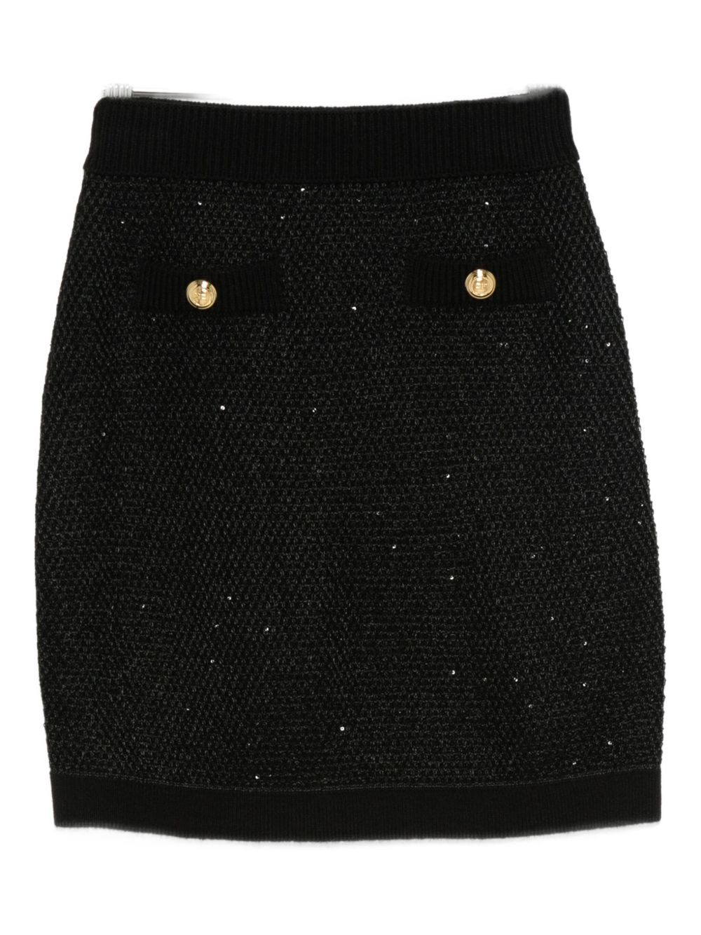 WOOL KNITTED SKIRT