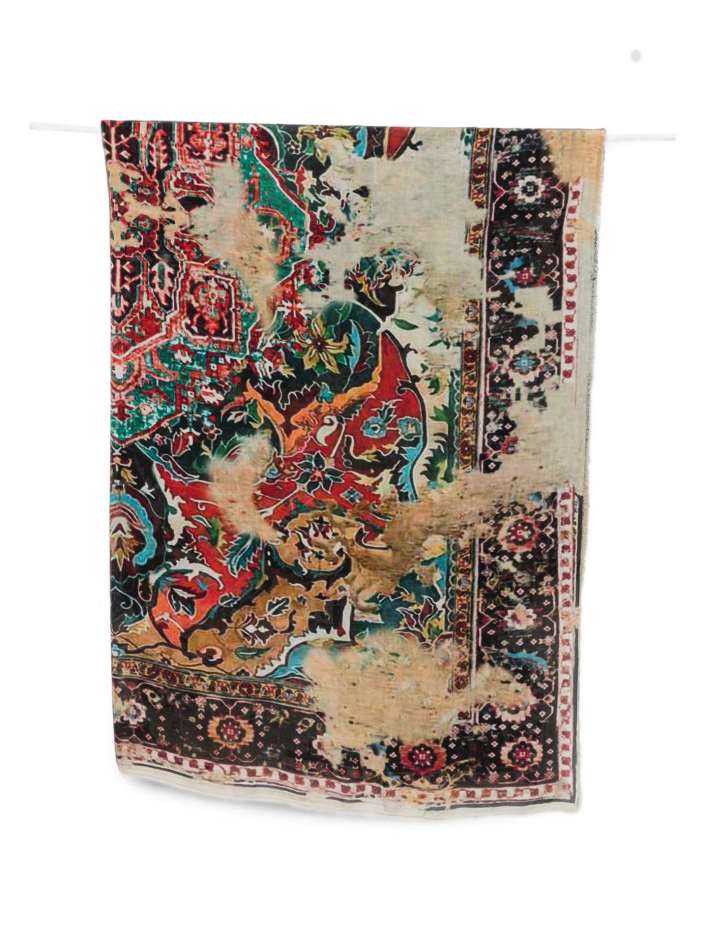 BEIGE CARPET PRINT STOLE