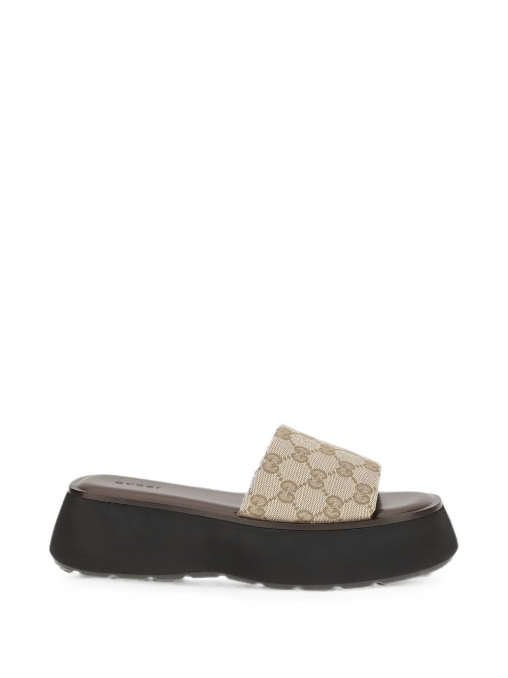 PLATFORM SLIDE SANDALS