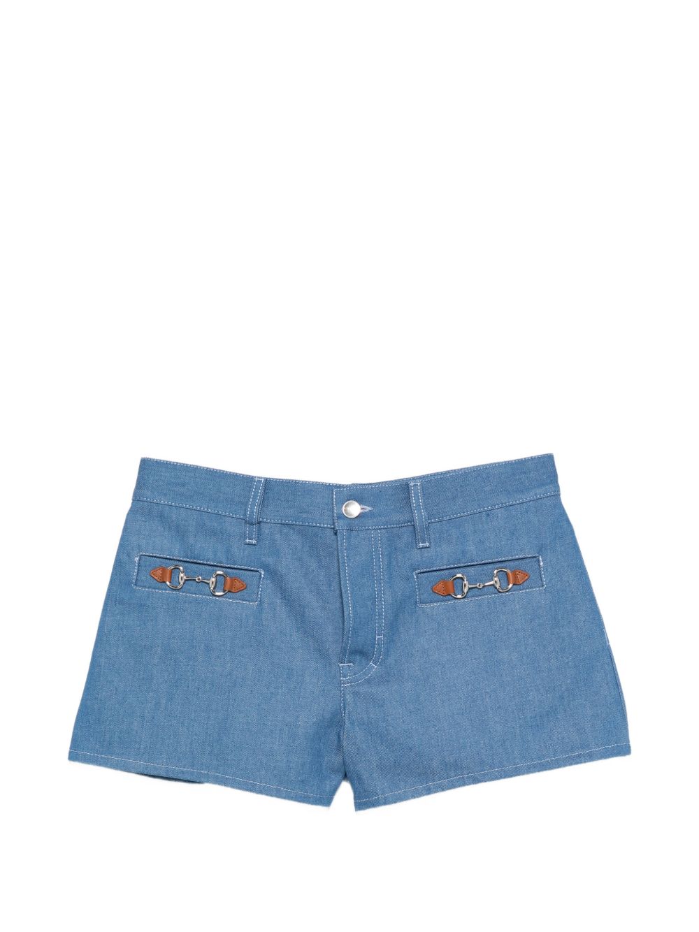 DENIM COTTON SHORTS