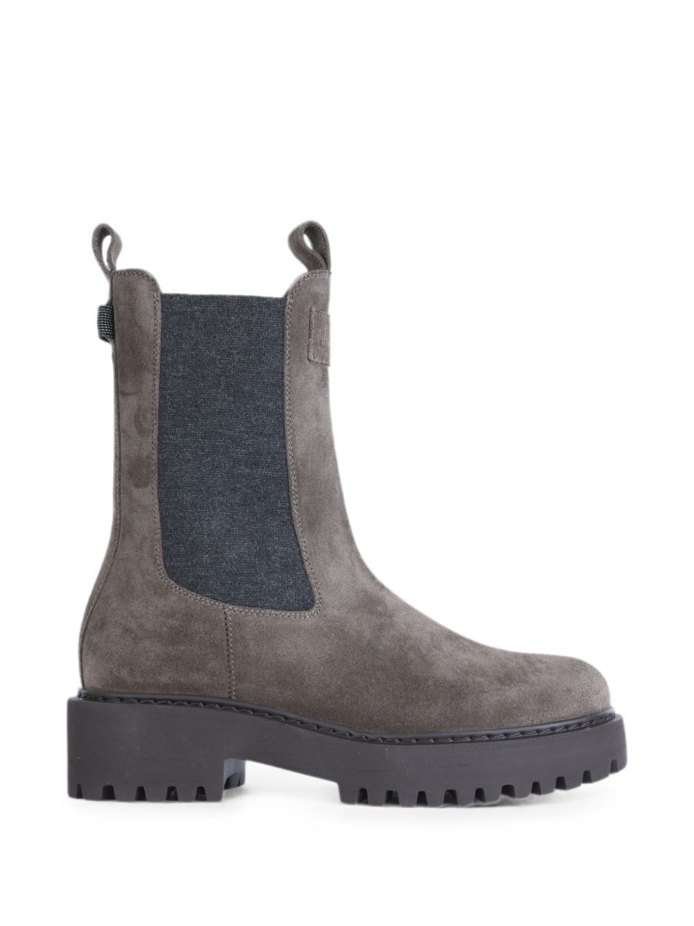 SUEDE LEATHER ANKLE BOOTS