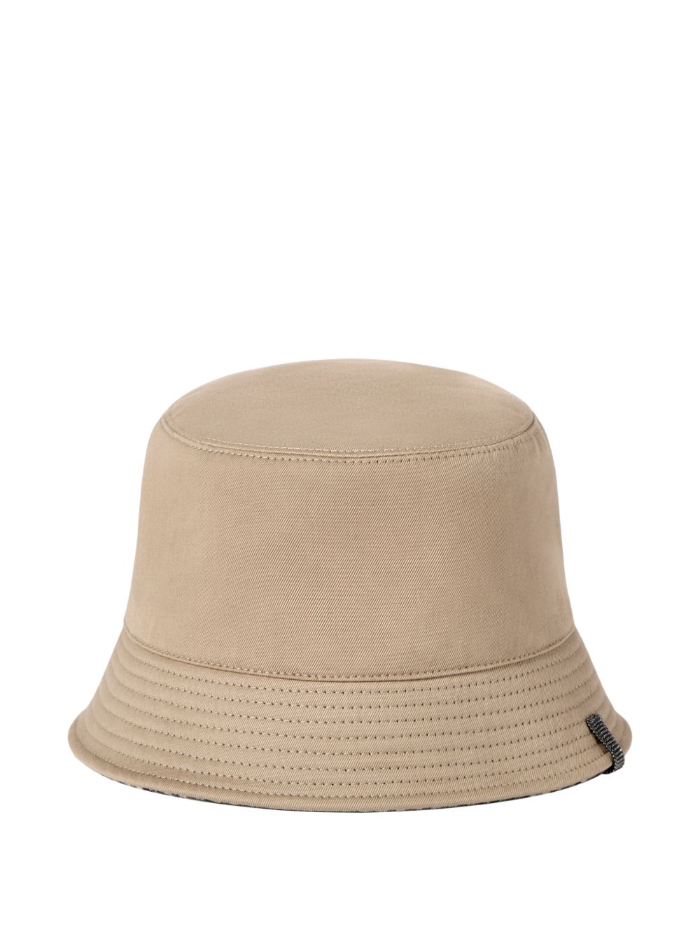 COTTON AND LINEN BUCKET HAT