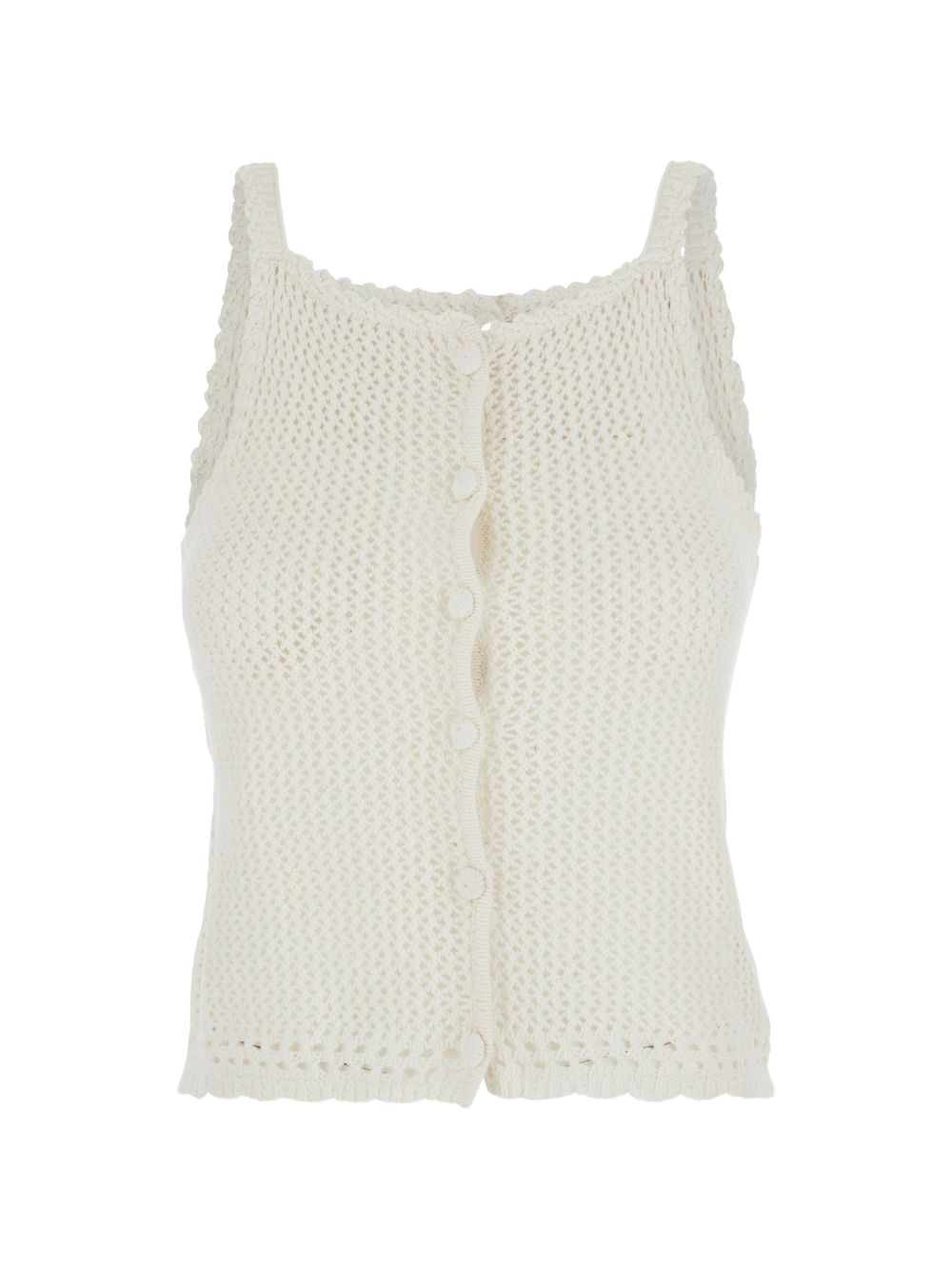 LINEN AND COTTON BLEND TOP