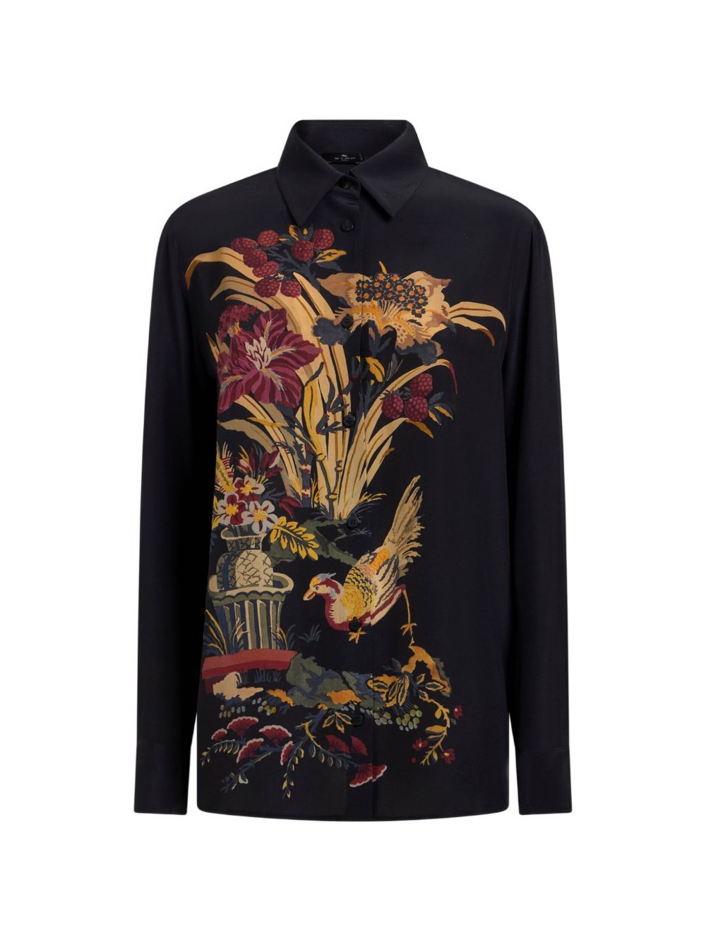 PRINTED SILK SHIRT