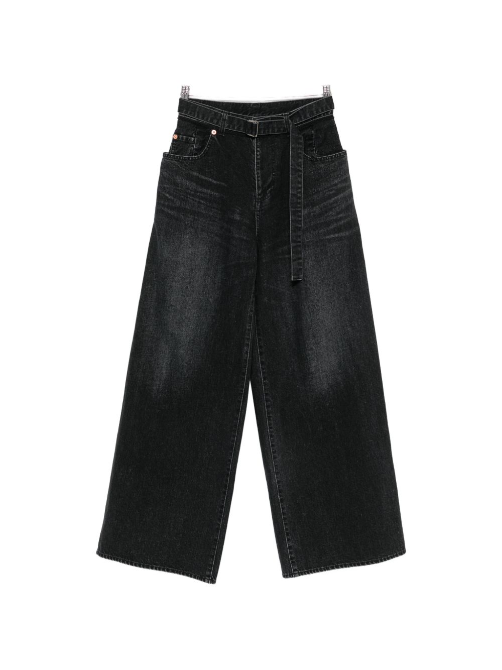 WIDE-LEG DENIM JEANS
