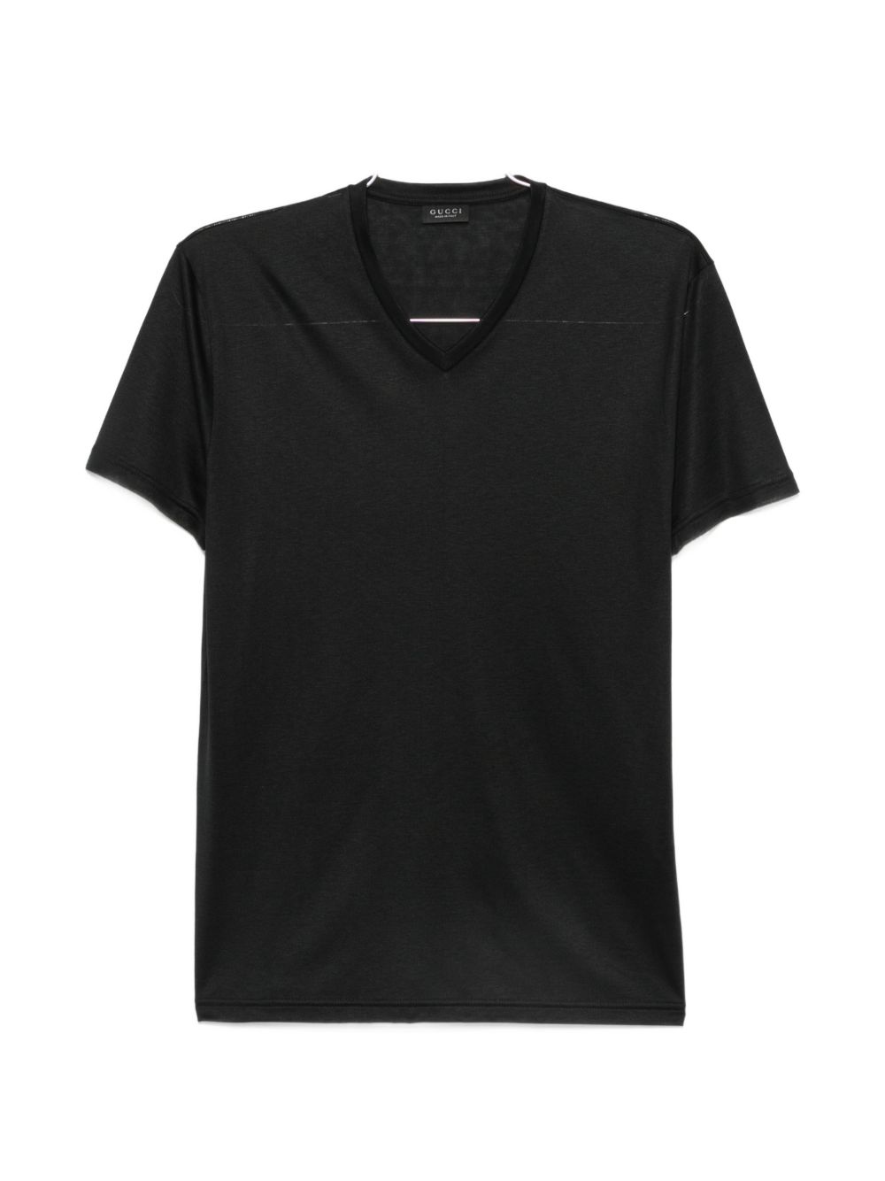 SILK V-NECKED T-SHIRT
