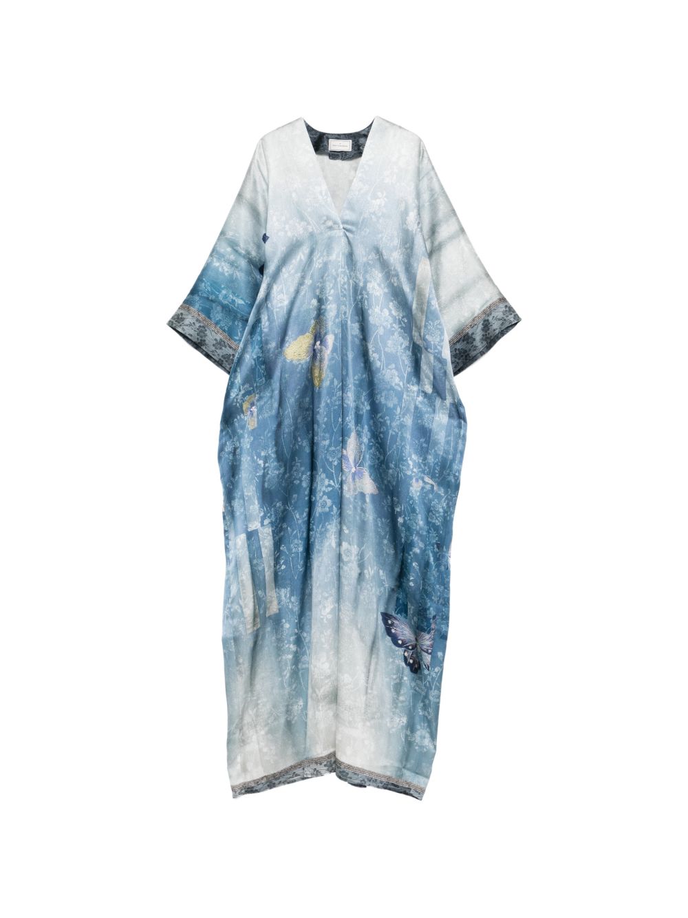 PRITNED SILK DRESS