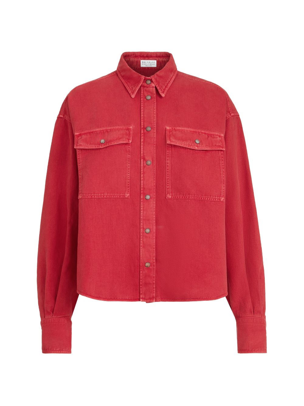 COTTON AND LINEN BLEND SHIRT