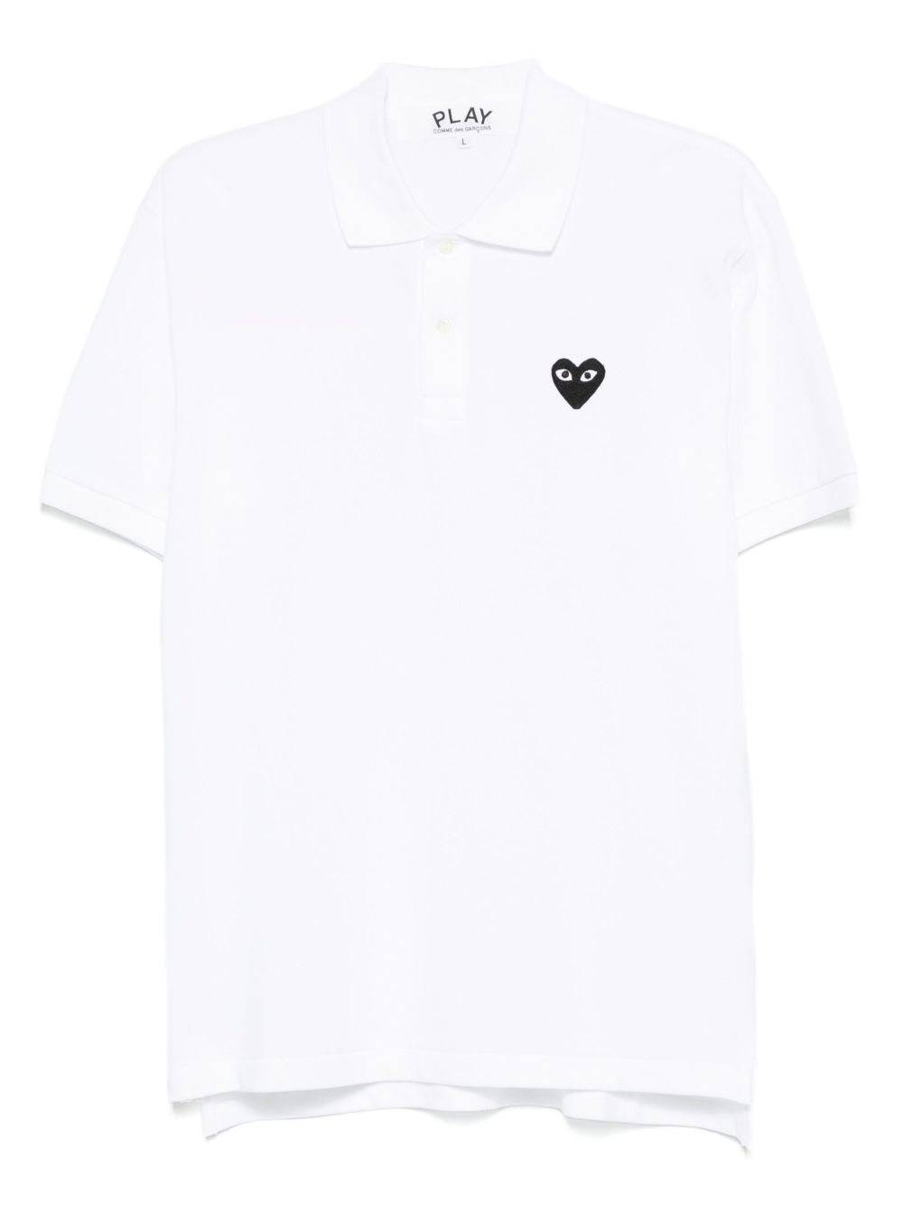 BLACK HEART COTTON POLO SHIRT