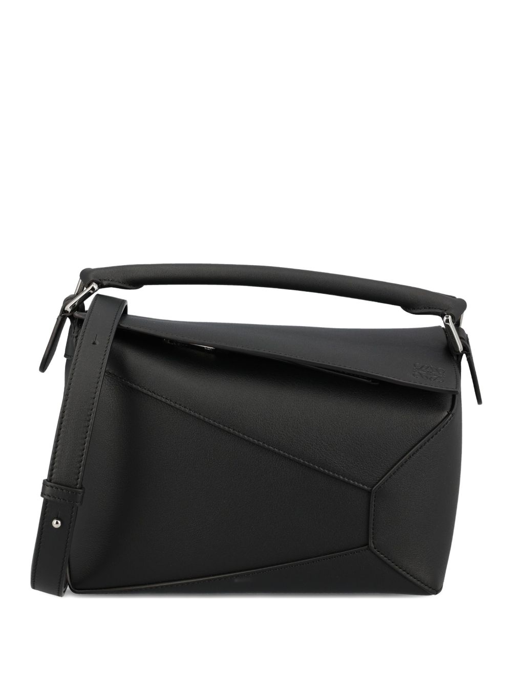 PUZZLE EDGE SMALL LEATHER HANDBAG