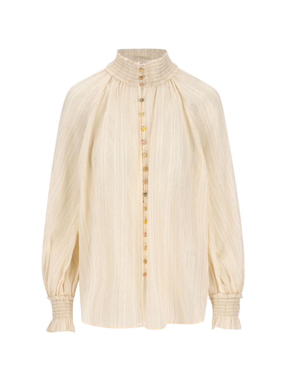 ASTER COTTON AND SILK BLOUSE