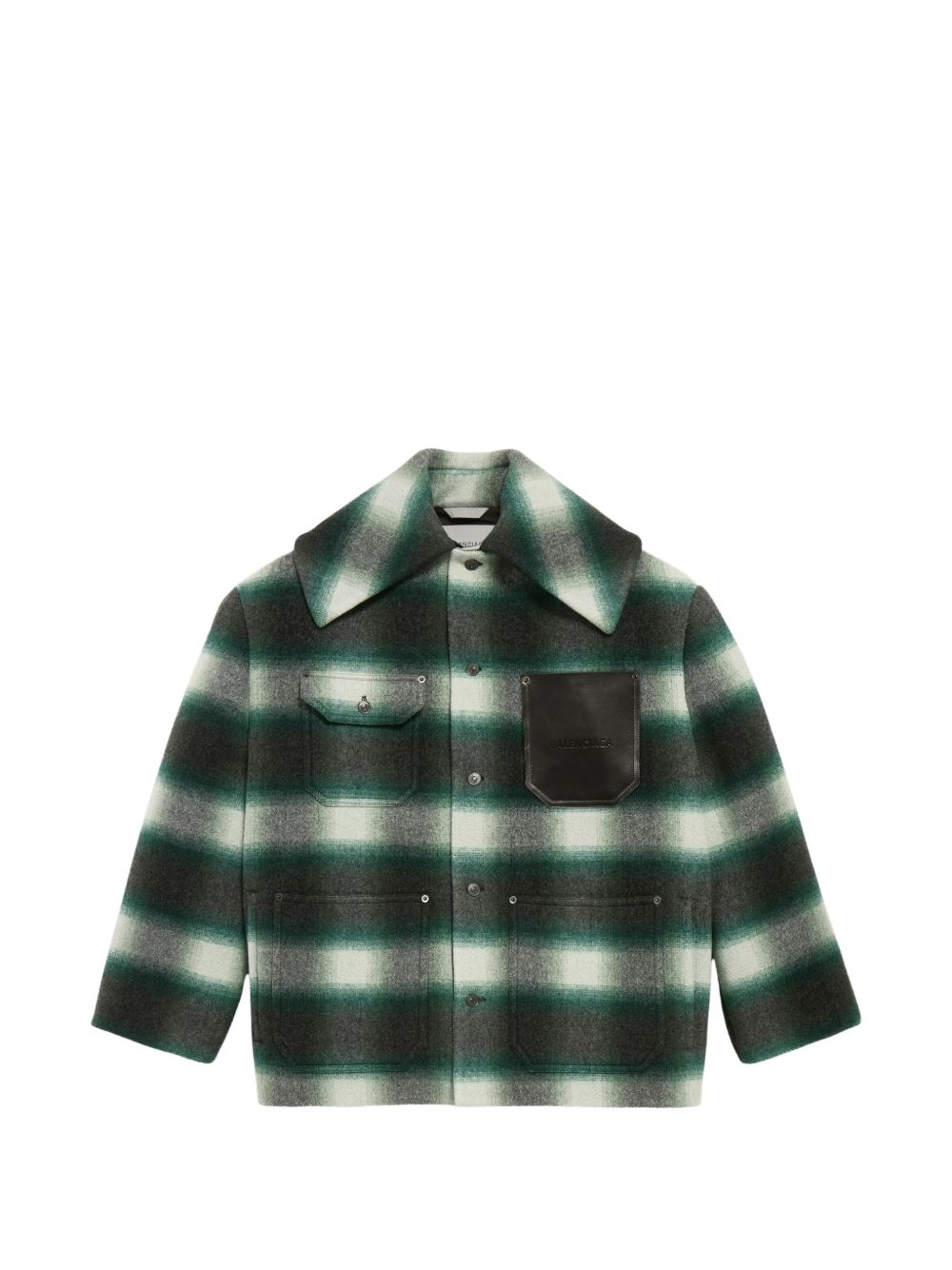 BALENCIAGA · CHECKED FLANNEL OVERSHIRT