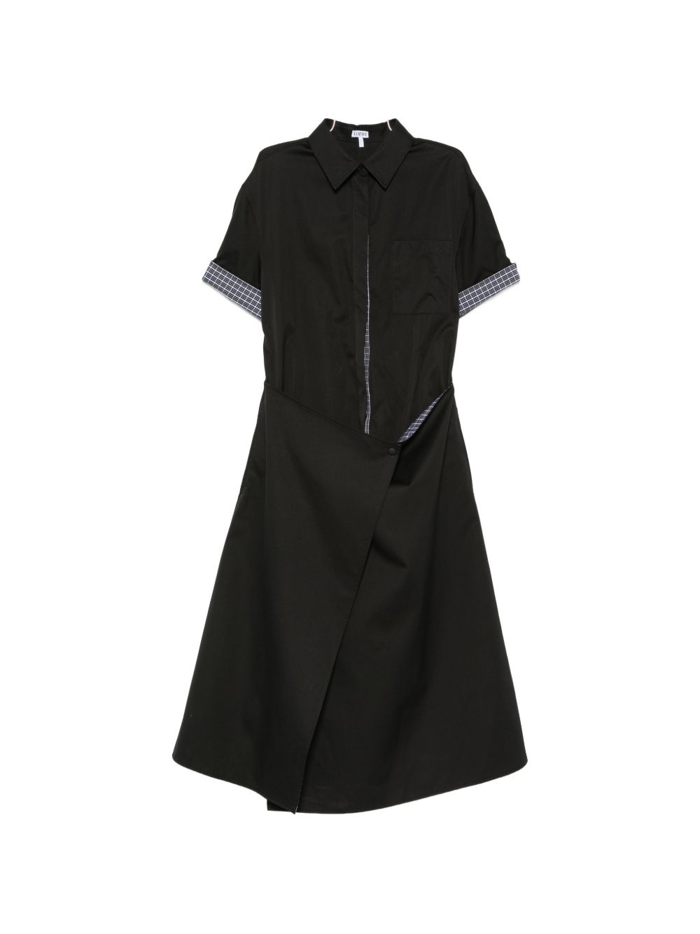 COTTON AND SILK LONG DRESS