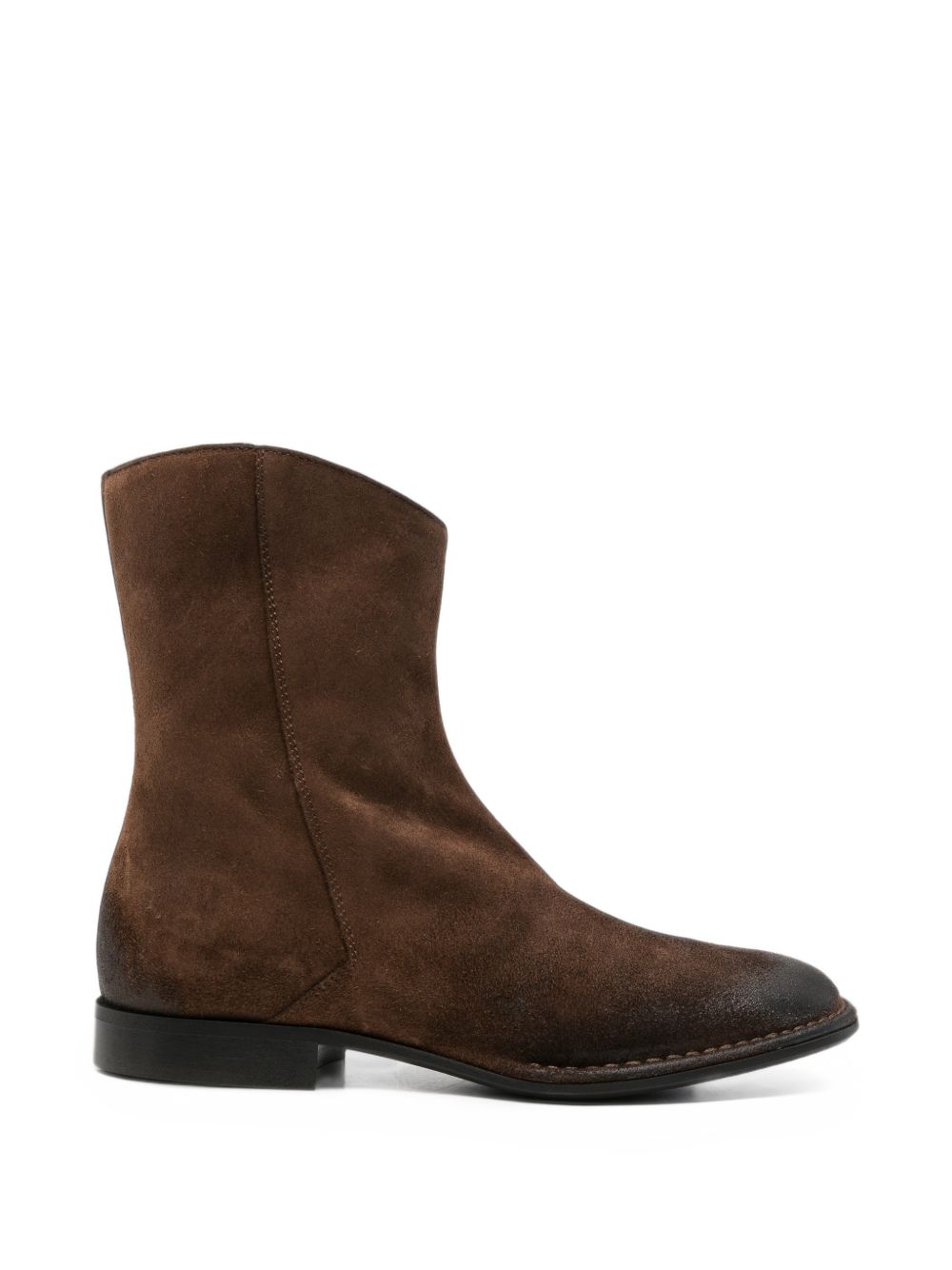 LEATHER ANKLE BOOTS