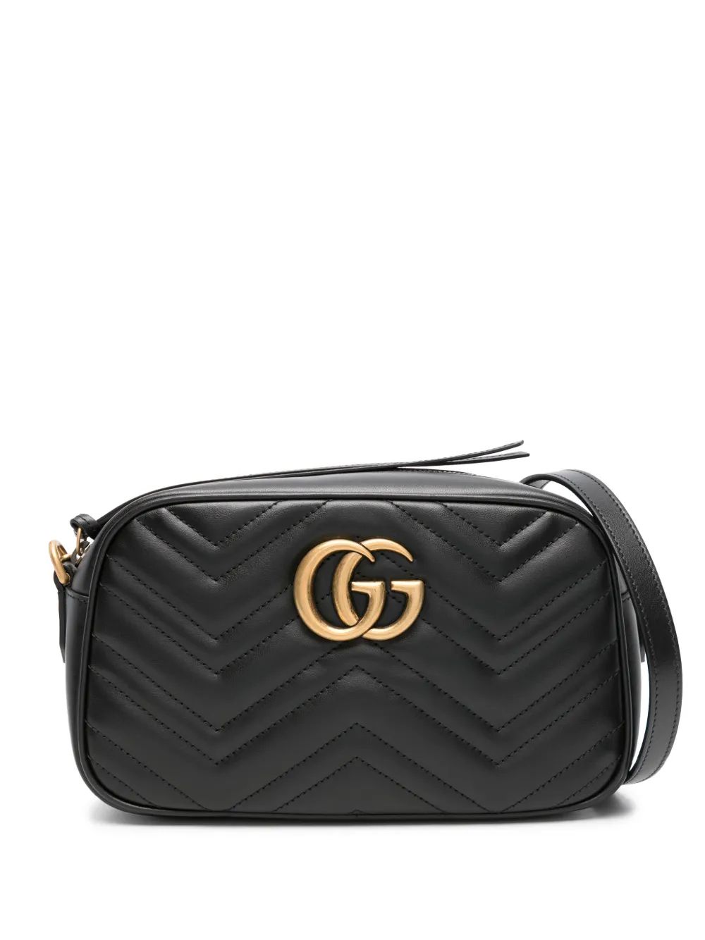 GG MARMONT SMALL LEATHER CROSSBODY BAG