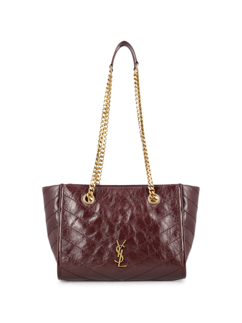 NIKI SMALL LEATHER TOTE BAG